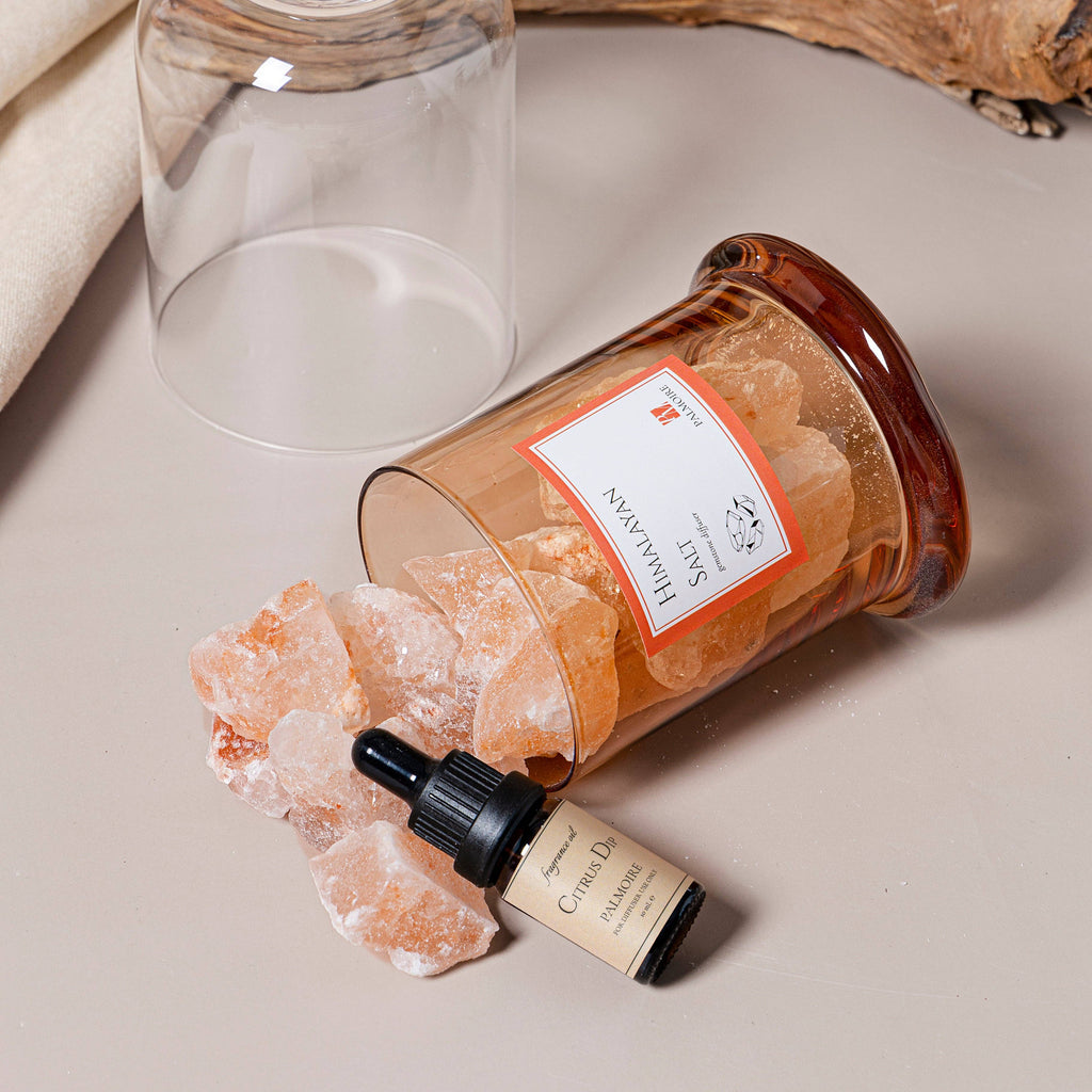Himalayan Salt Gemstone Diffuser - Citrus Jasime