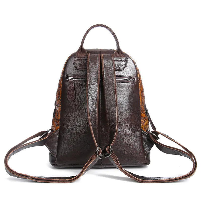 Luxury Retro Genuine Leather Backpack