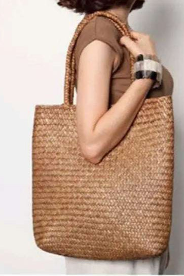 Autumn Straw Shopping Bag