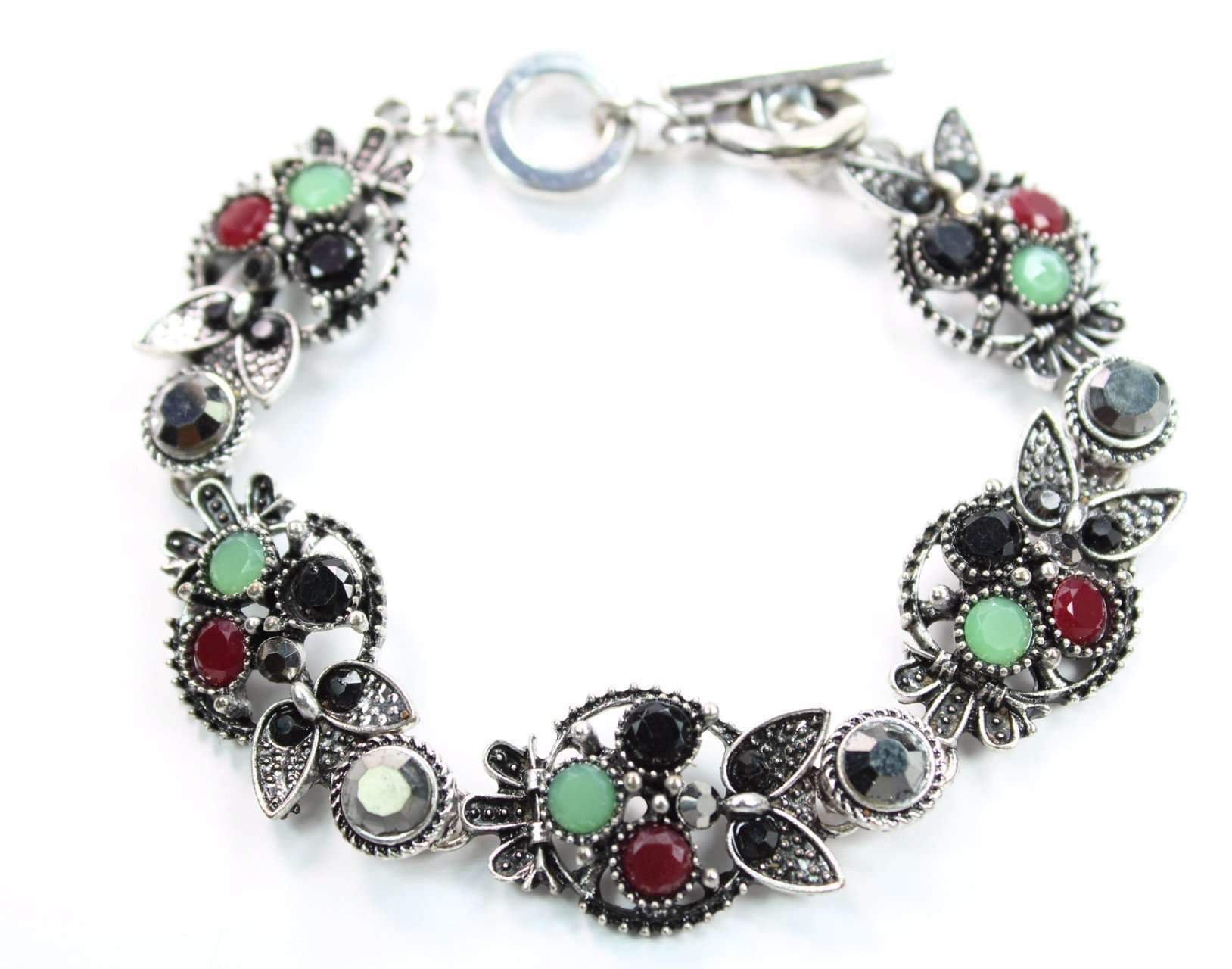 Crystal Owl Bracelet