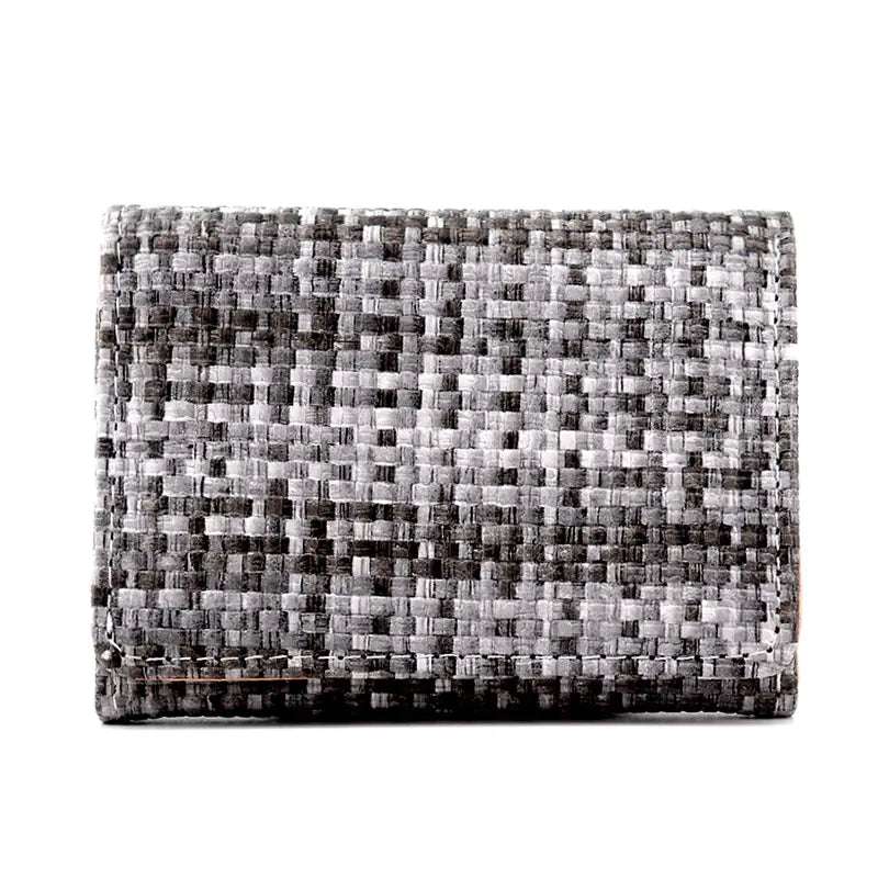 Mini Straw Folding Wallet