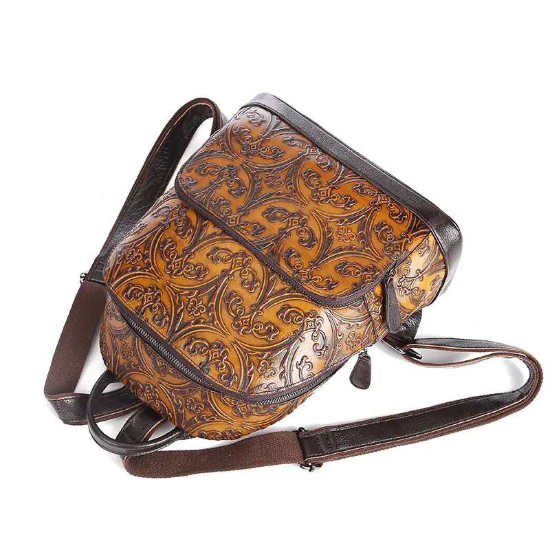 Luxury Retro Genuine Leather Backpack