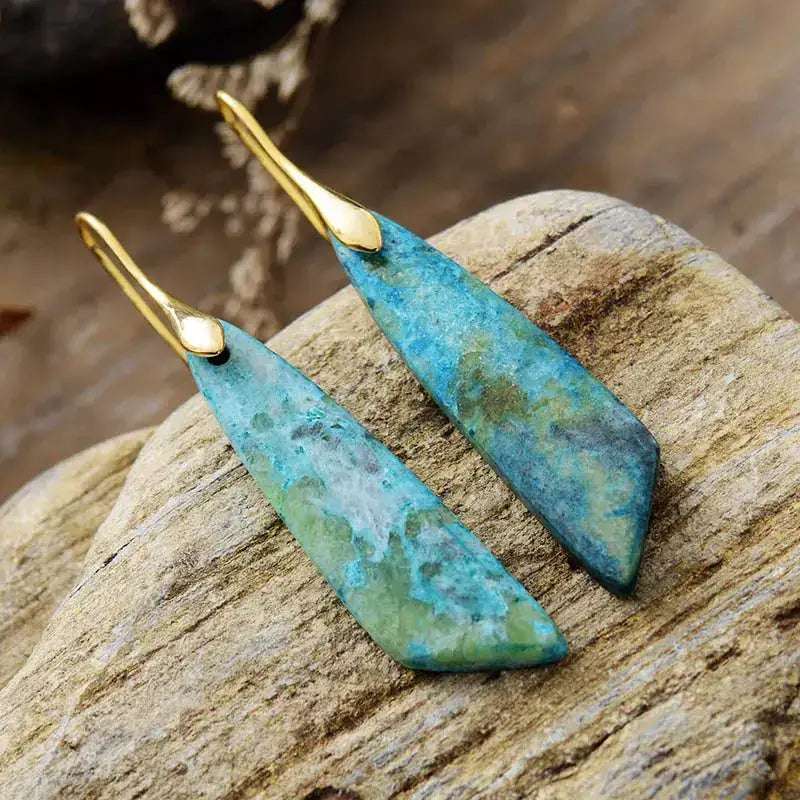 Imperial Jasper Zia Earrings